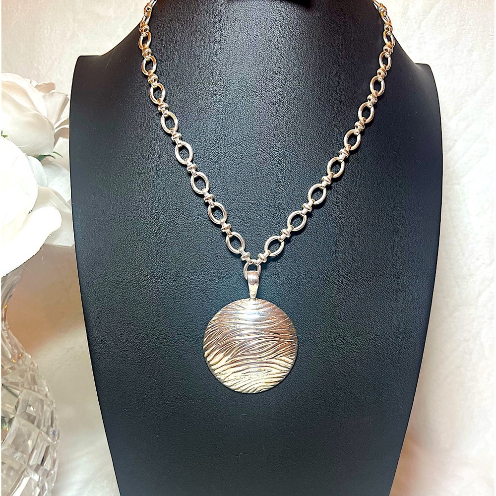 David Sigal Sterling Silver Wave Enhancer Pendant
